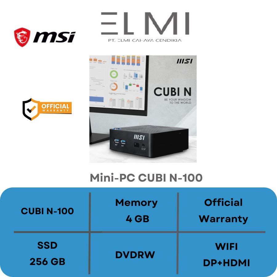 CPU MSI Mini-PC CUBI N-100