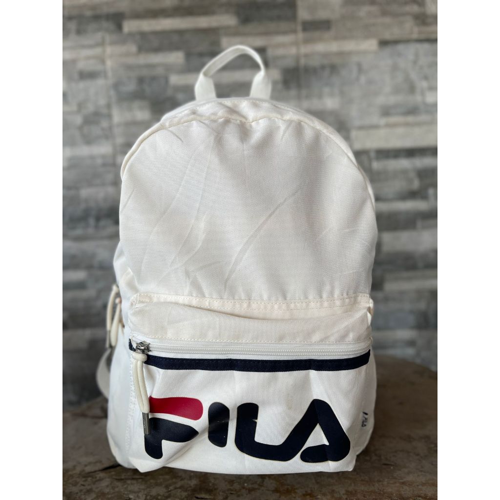 Tas Ransel - 100% Original Fila Natixo white