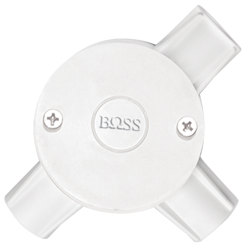 Circular Surface Box (Tee Dus) Conduit PVC - BOSS