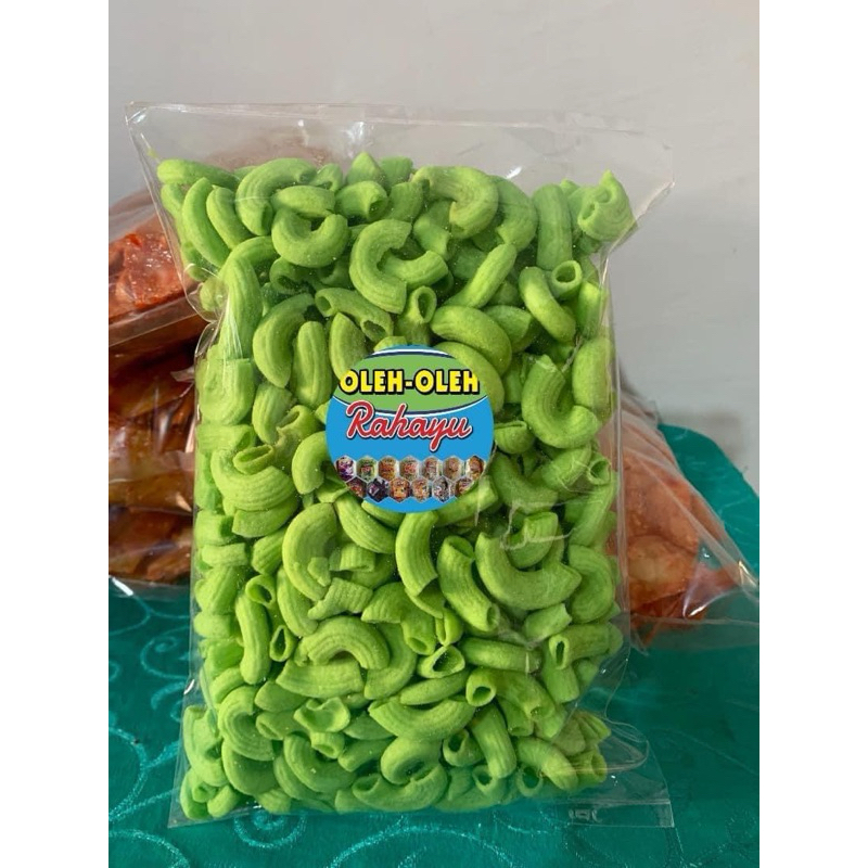 

Makroni Ubi Pandan Hijau 500 Gram