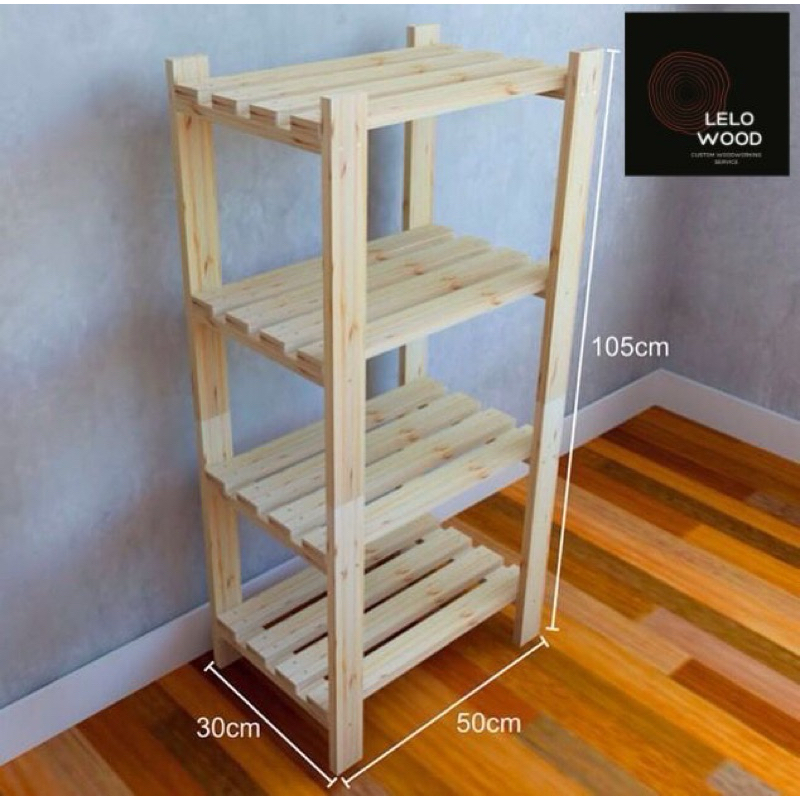 Rak kayu serbaguna ( bahan dan ukuran bisa custom ) / rak kayu minimalis / rak sepatu / rak bunga / 