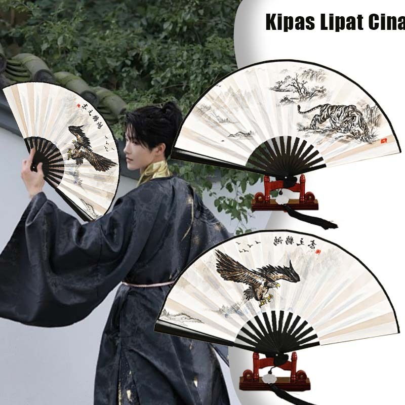 Kipas Lipat China Kipas Tangan Lipat Aesthetic Kipas Lipat Sutra Folding Fan Kipas China Tradisional