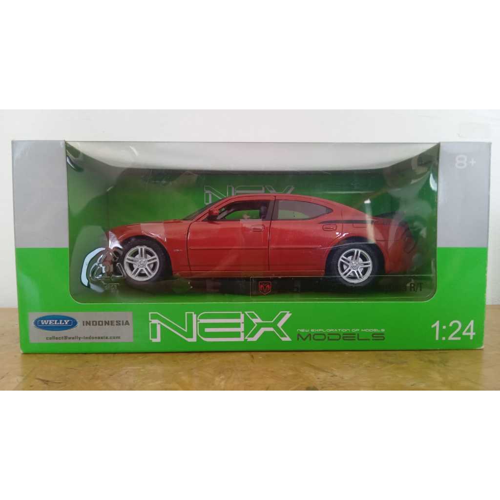 Diecast mobil Nex Welly 1:24 Dodge Charger Daytona R-T 2006