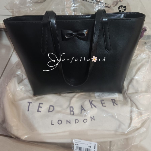 [NEW ORIGINAL] TAS TED BAKER BEANNE Bow Detail Leather Shopper Bag