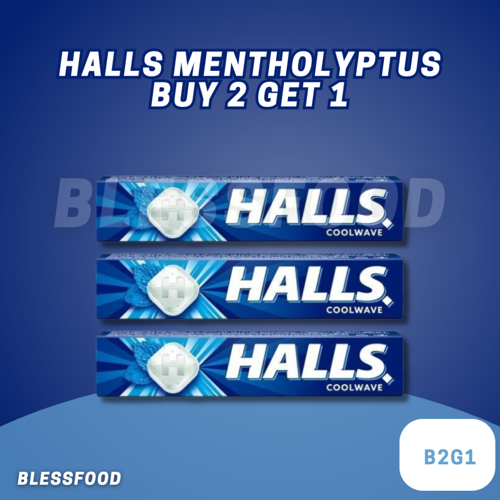 

PROMO BUY 2 GET 1 CUCI GUDANG - Permen Halls Mentholyptus Import Candy Halls Candy / Permen Halls Stick Mentholyptus Flavored Candy