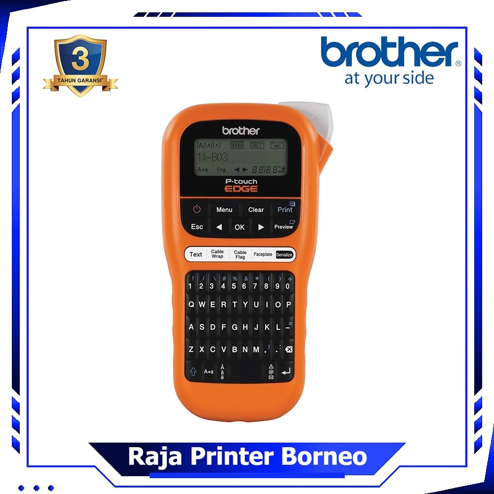 Printer Brother Portable Label Ptouch PT-E110 Print Barcode Label Marker P-touch PTE110