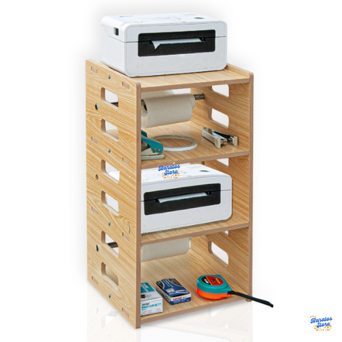Rak Meja Rak Susun Tempat Printer Termal Thermal Storage Rak 3 Susun Penyimpan Serbaguna