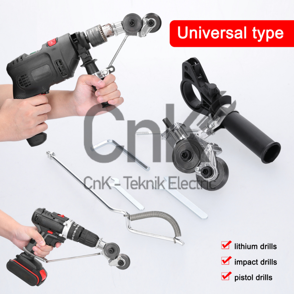 ADAPTOR DRILL PLATE CUTTER MESIN BOR GUNTING PLAT SENG LOGAM DLL