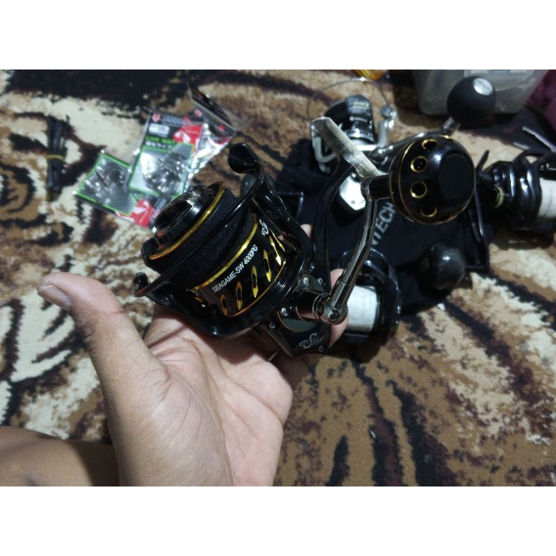 reel shino saltwater game size 4000 mulus terawat