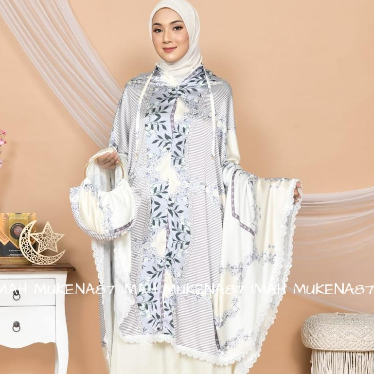 MUKENA TERBARU HANTARAN MEWAH SUTRA SILK shaby PREMIUM