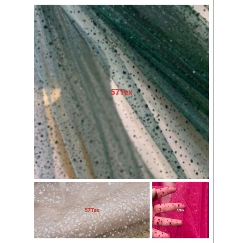 Tulle Snow Glitter Sugar / Sugar Candy / Tulle Glitter / Tulle Snow