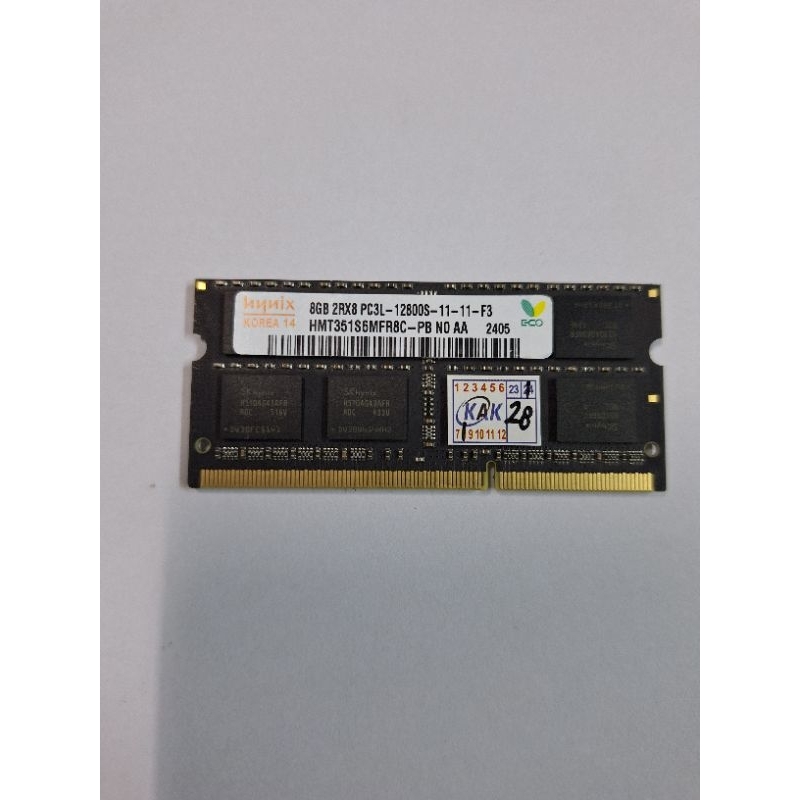 Sodimm DDR3L 8GB Pc12800 Hynix