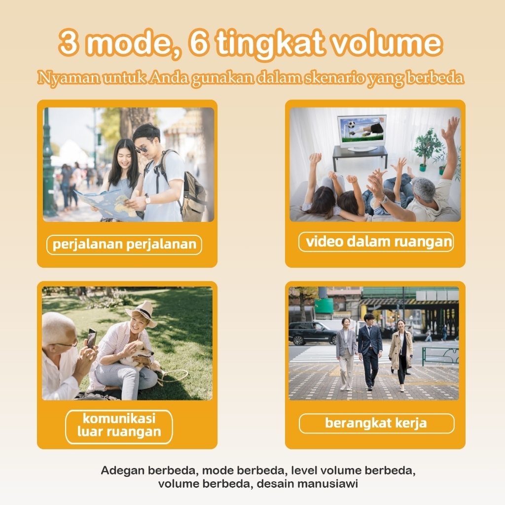 GLORY MORE - Alat Pendengaran Telinga Alat Bantu Dengar Mini Digital