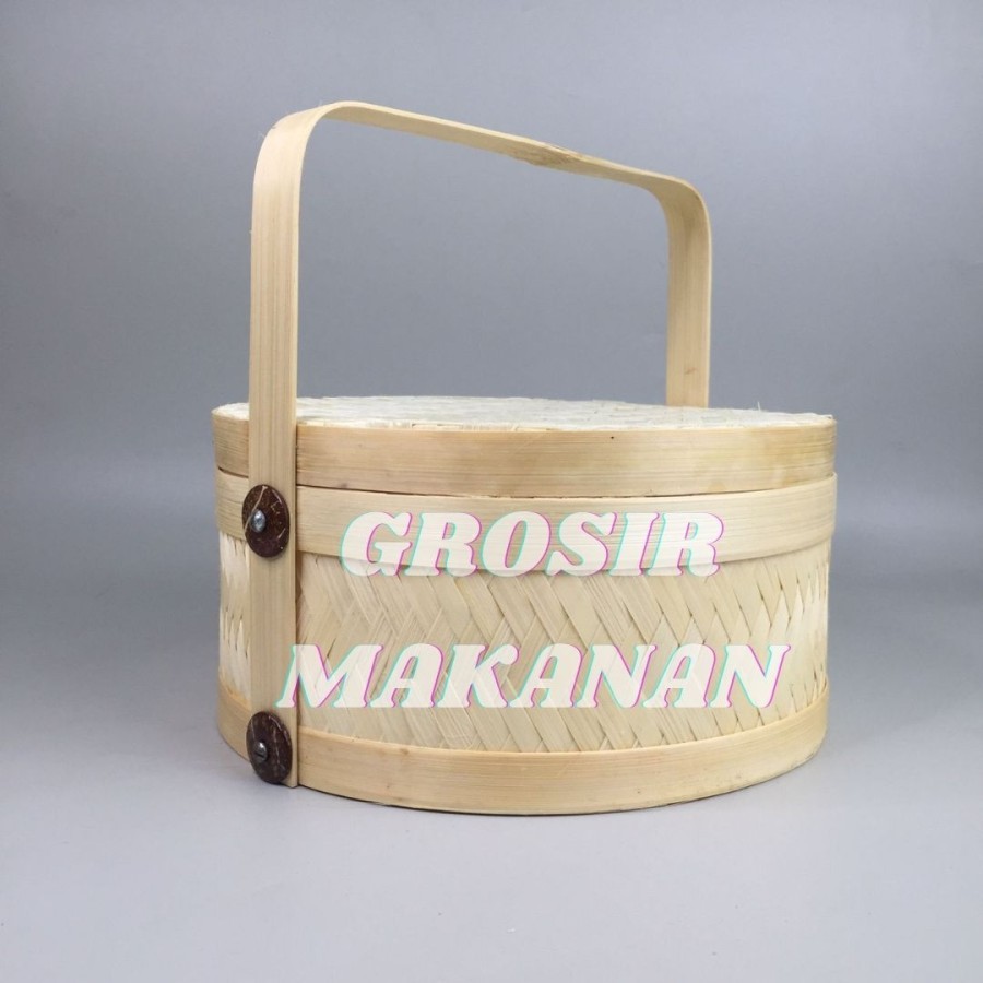 Rantang Catering / Rantang Anyaman Bambu 1 Susun