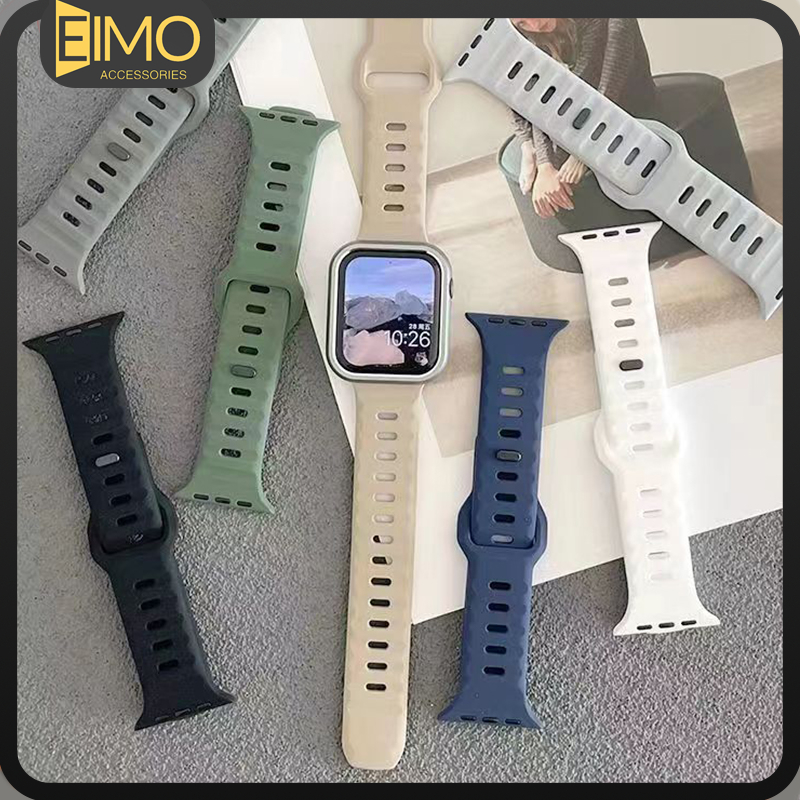 Silicone Strap Iwatch Apple Watch Ultra 3 2 SE 3 2 Series 11 10 9 8 7 49mm 45 41 44 46 40 42 38mm Sp