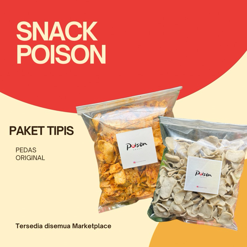 

PAKET BASRENG TIPIS BUY 1 GET 1 BASRENG PEDAS 500gr +BASRENG ORIGINAL 500gr POISON SNACK