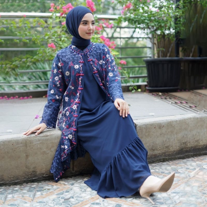 Gamis Burkat pesta kekinian