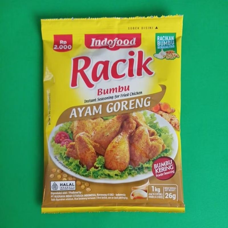 

RACIK INDOFOOD BUMBU KERING AYAM GORENG
