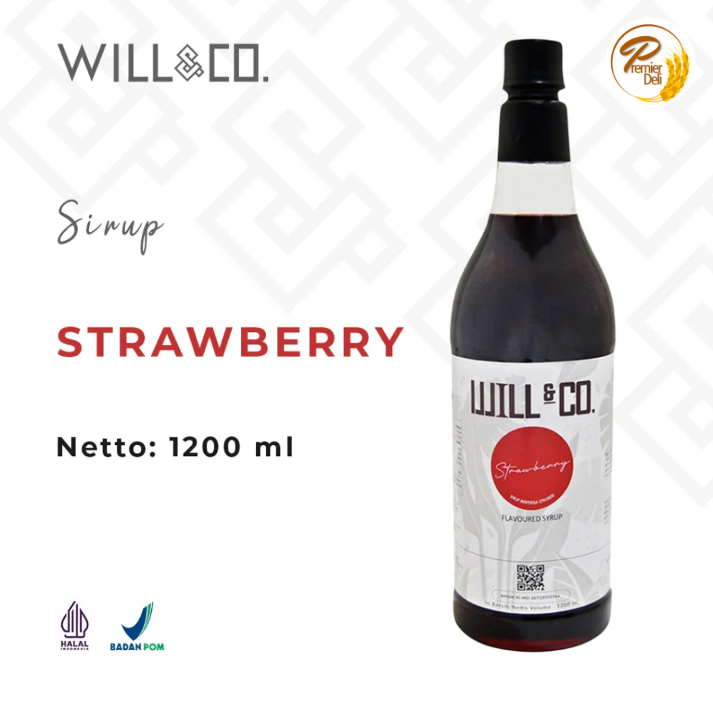 

Sirup Strawberry Will&Co 1.2 liter