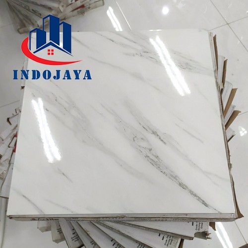 granit 60x60 lantai dinding teras lavani white Glossy grade A