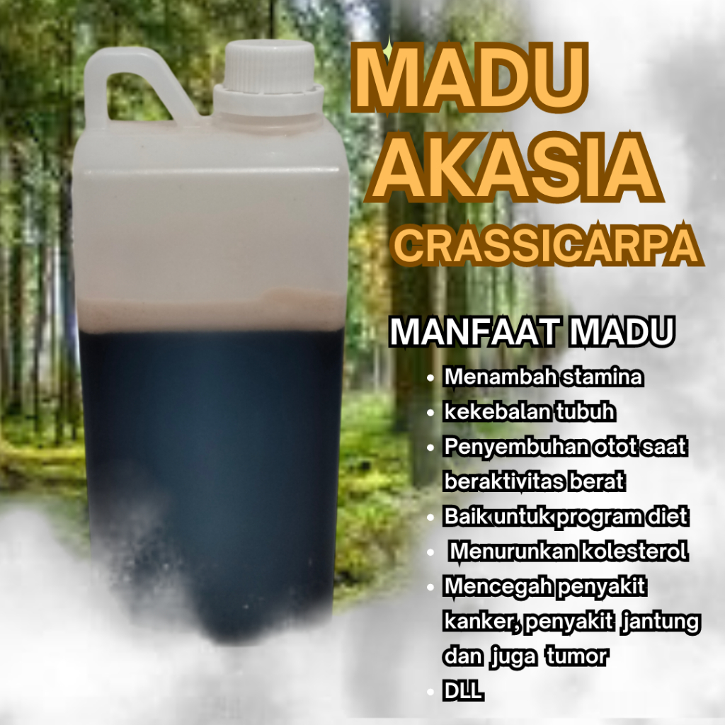 

Madu AKASIA CRASSICARPA Murni Asli 100% Alami 1kg madu murni madu murah