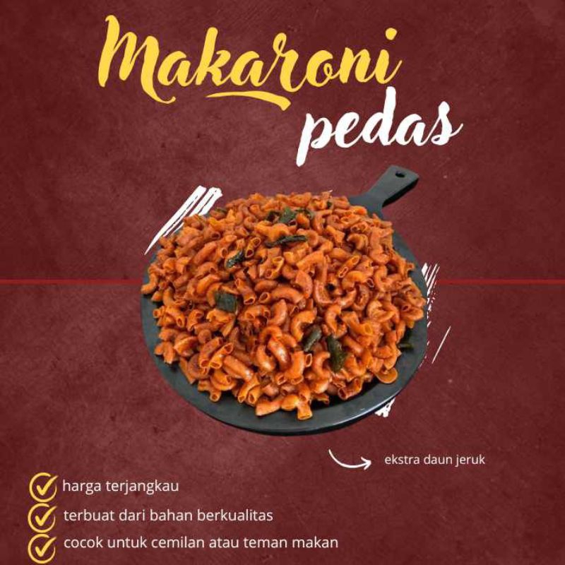 

makroni pedas daun jeruk/makroni/makroni pedas