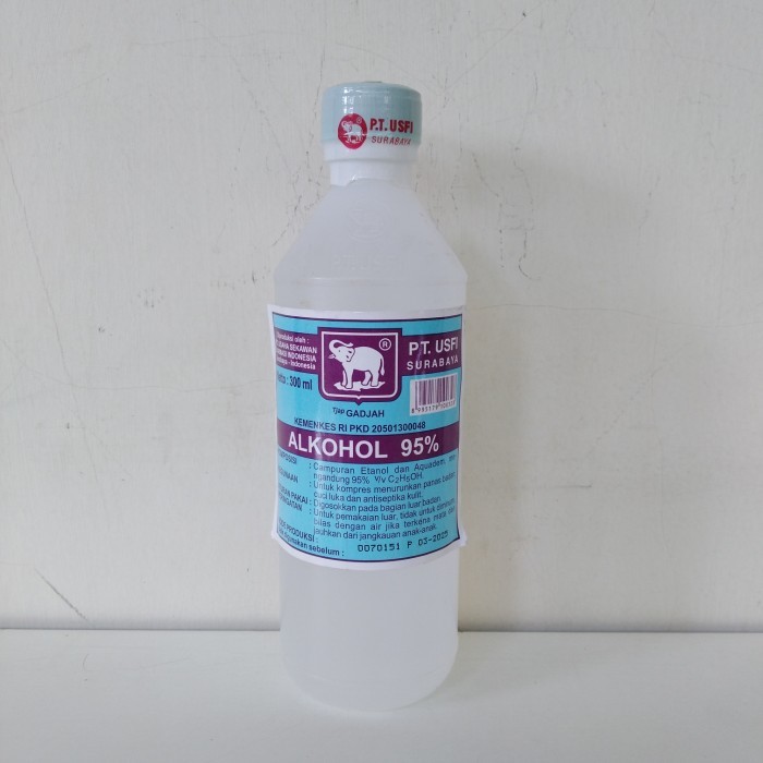 Gajah Alkohol 95% (plastik) 300 Ml