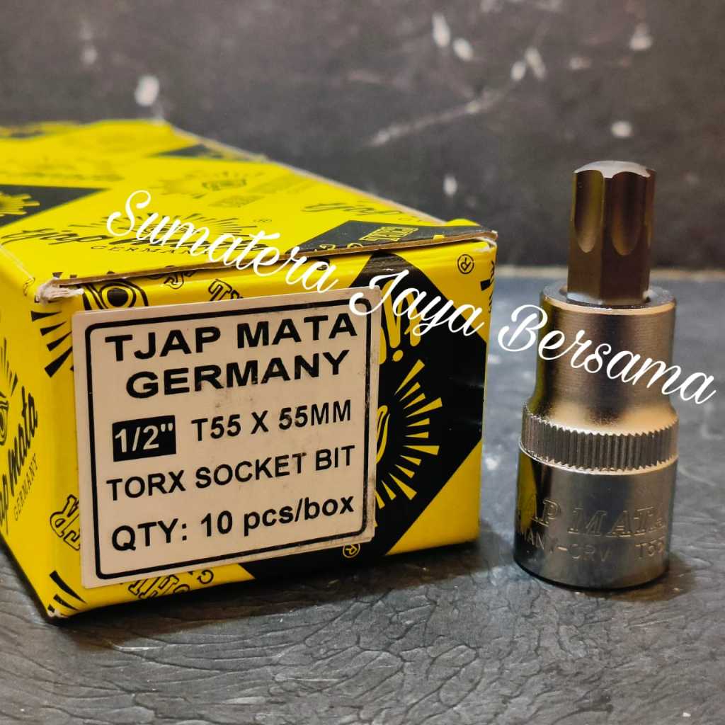 Mata sok bintang T55 Kunci sock bintang 1/2" T55 1/2 inch