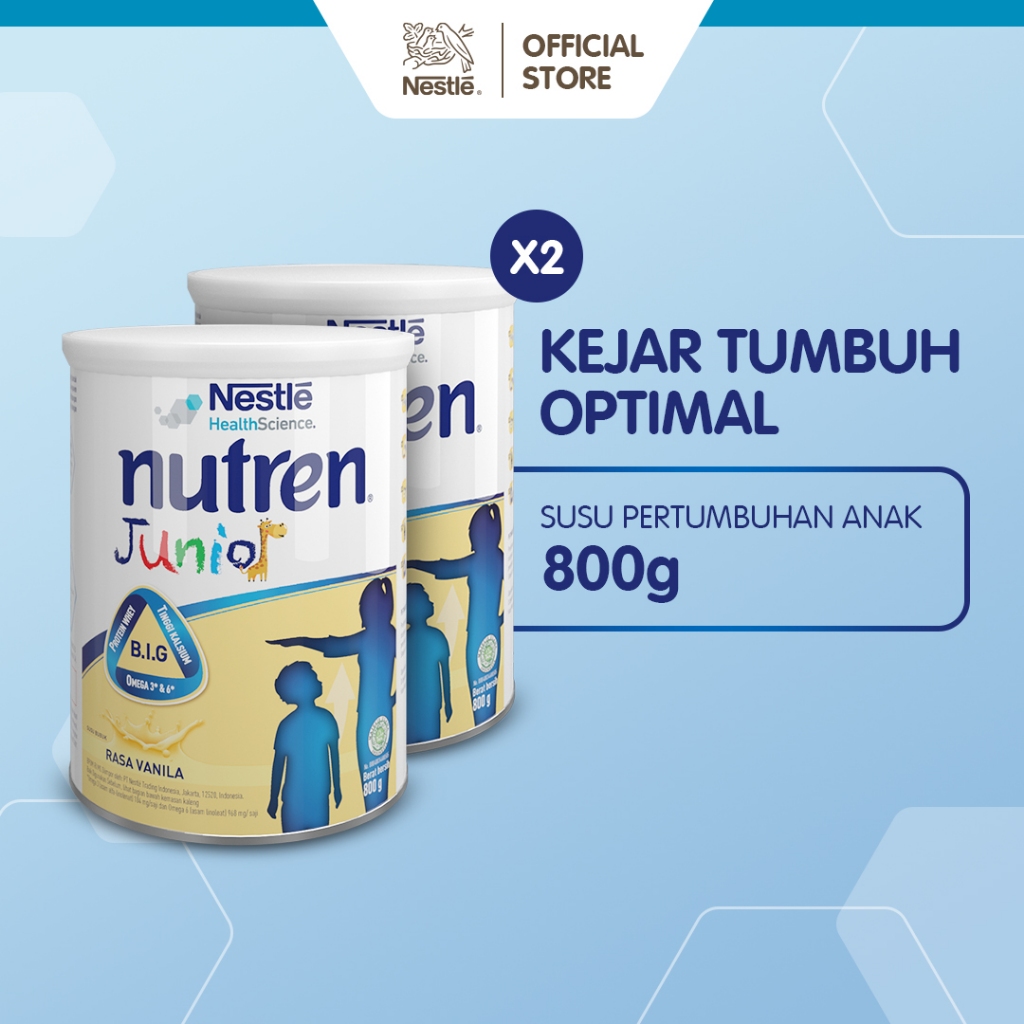 

NESTLE Nutren Junior Vanila 800g x2pcs