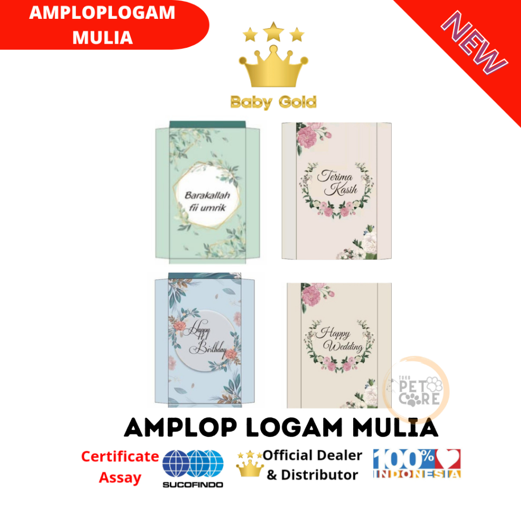 

AMPLOP LOGAM MULIA GIFT SERIES NEW