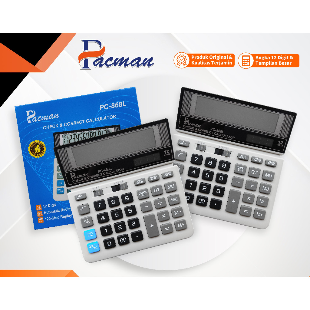 

Calculator PC-868L 12Digit