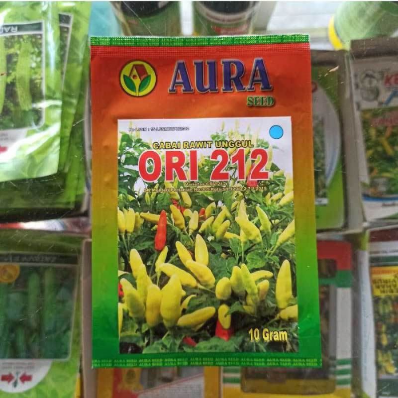 

Benih Cabai Rawit Ori 212 F1 (Tahan Virus dan Perawatan Mudah) isi 10 gram Kadaluarsa 2025 Terbaru Panjang, Cap Aura Seed