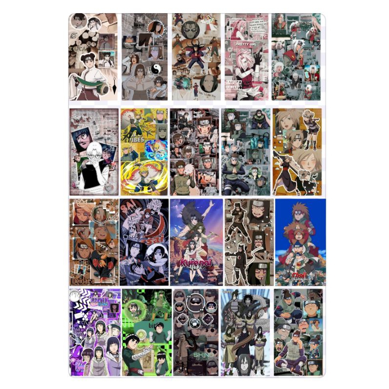 

isi 20pcs stiker anime Naruto BORUTO UZUMAKI viral