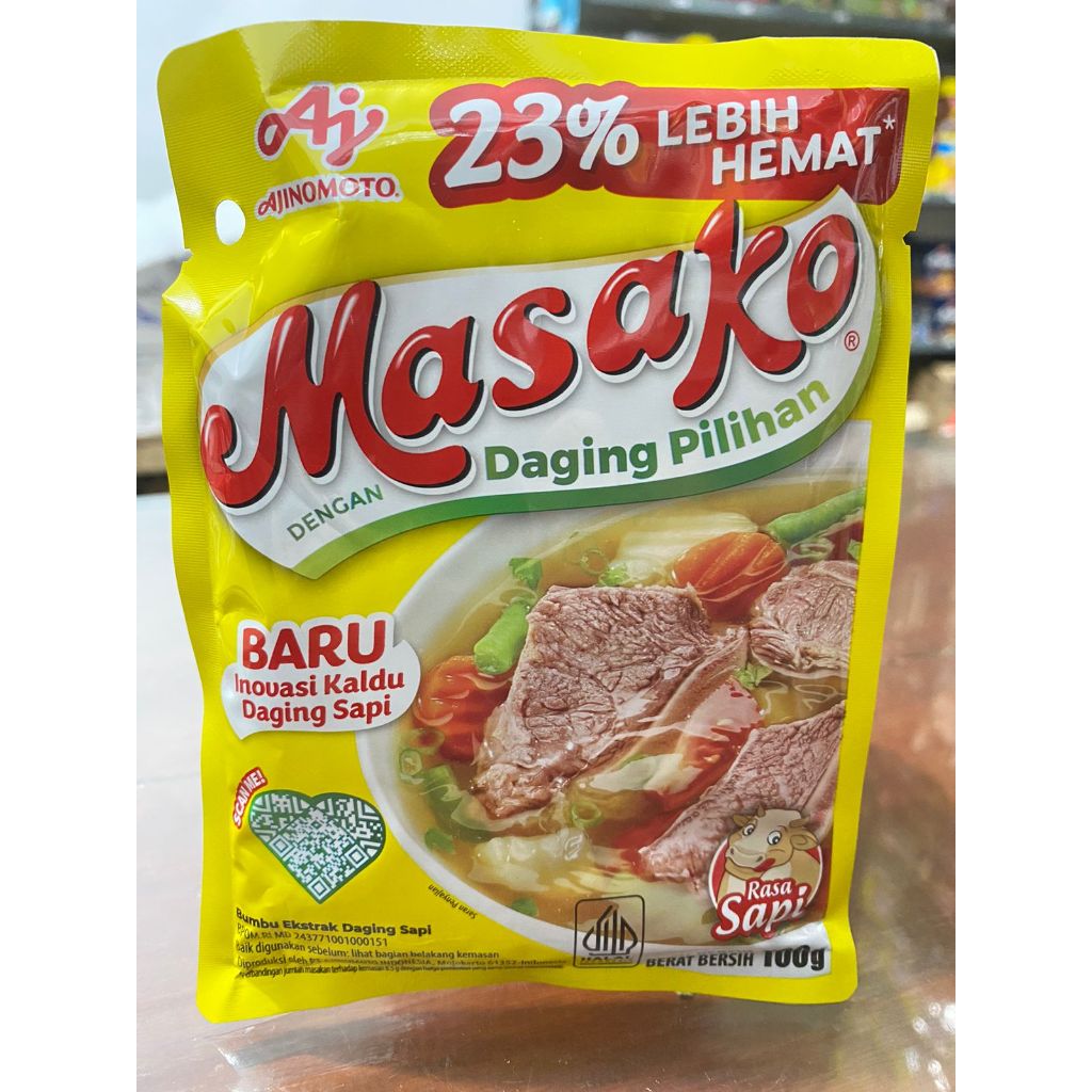 

Masako Bumbu Penyedap Rasa Sapi 100GR