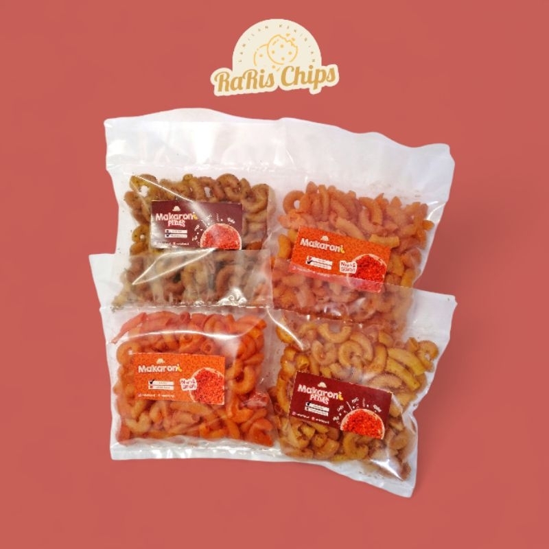 

Makaroni Bantet Pedas Balado Jagung Bakar Murah 50 gr