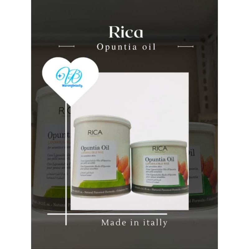 (ORIGINAL) RICA OPUNTIA OIL 400/800GR cabut bulu waxing