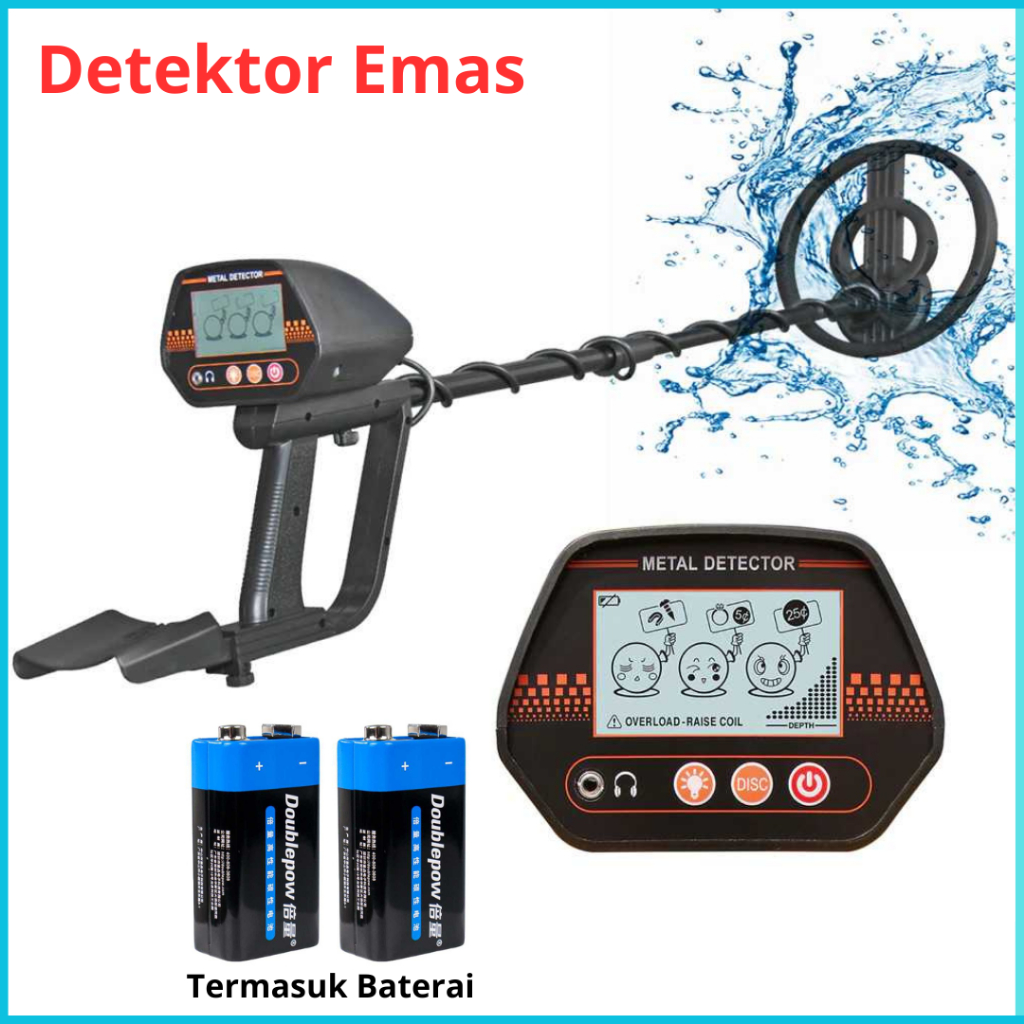 COD Cepat Tricorpower Metal Gold Detector Digital Display Lcd Indikator Finder High Sensitivity - MD