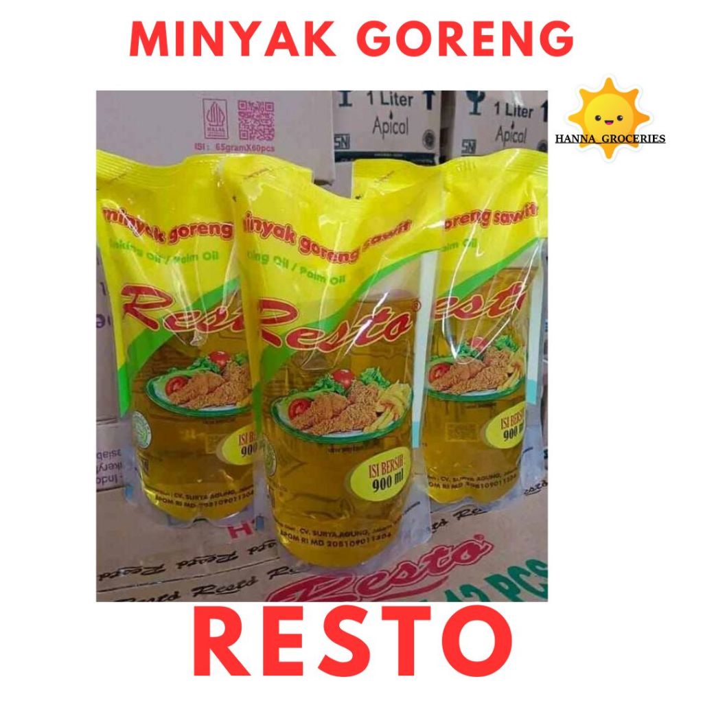 

MINYAK GORENG RESTO 900ML KEMASAN POUCH