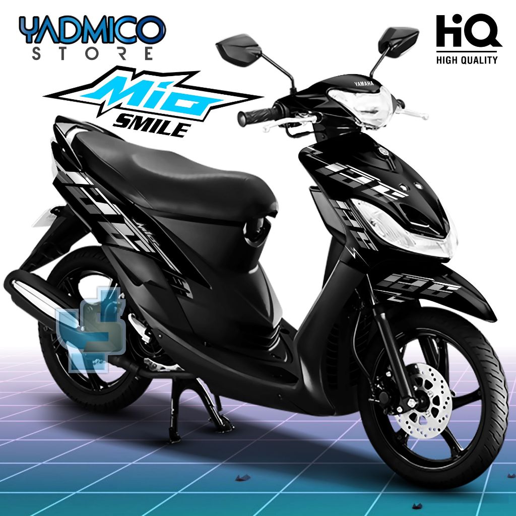 Decal Mio Smile Full Body - Stiker Motor Mio Smile Full Body - Striping Hologram Mio Smile Full Body