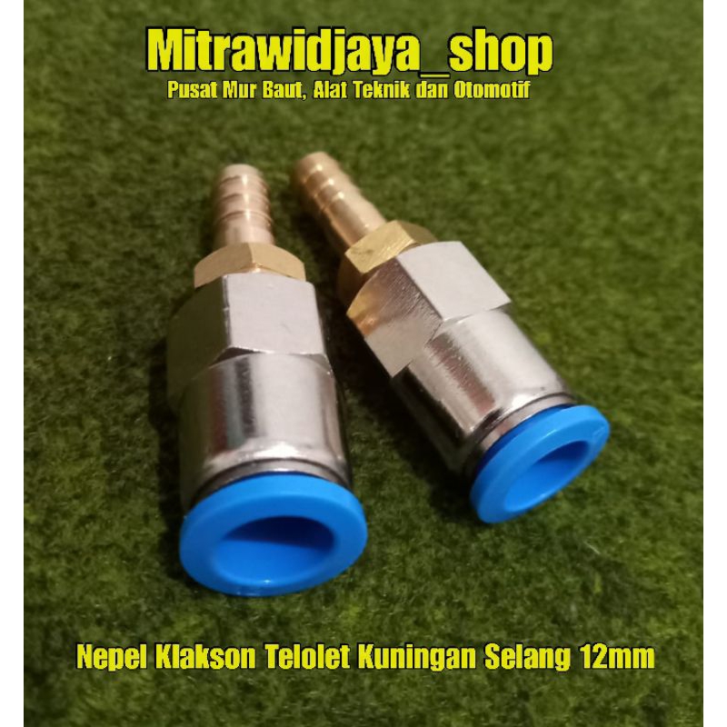 Nepel klakson telolet nepel klakson basuri selang 12mm original neple sambungan klakson high pressur