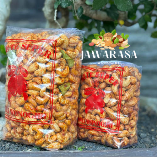 

Kacang Mete Rasa Pedas Manis Mete Jawa Super Premium Utuh Asli Wonogiri