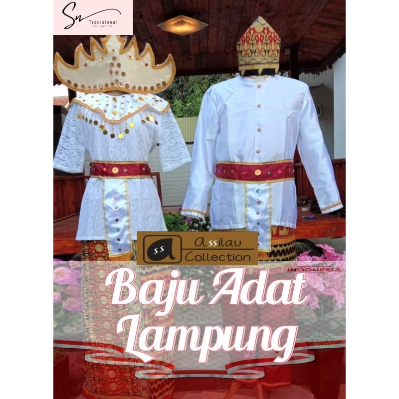 Baju adat lampung/ adat lampung/ pakaian adat lampung (Dewasa)