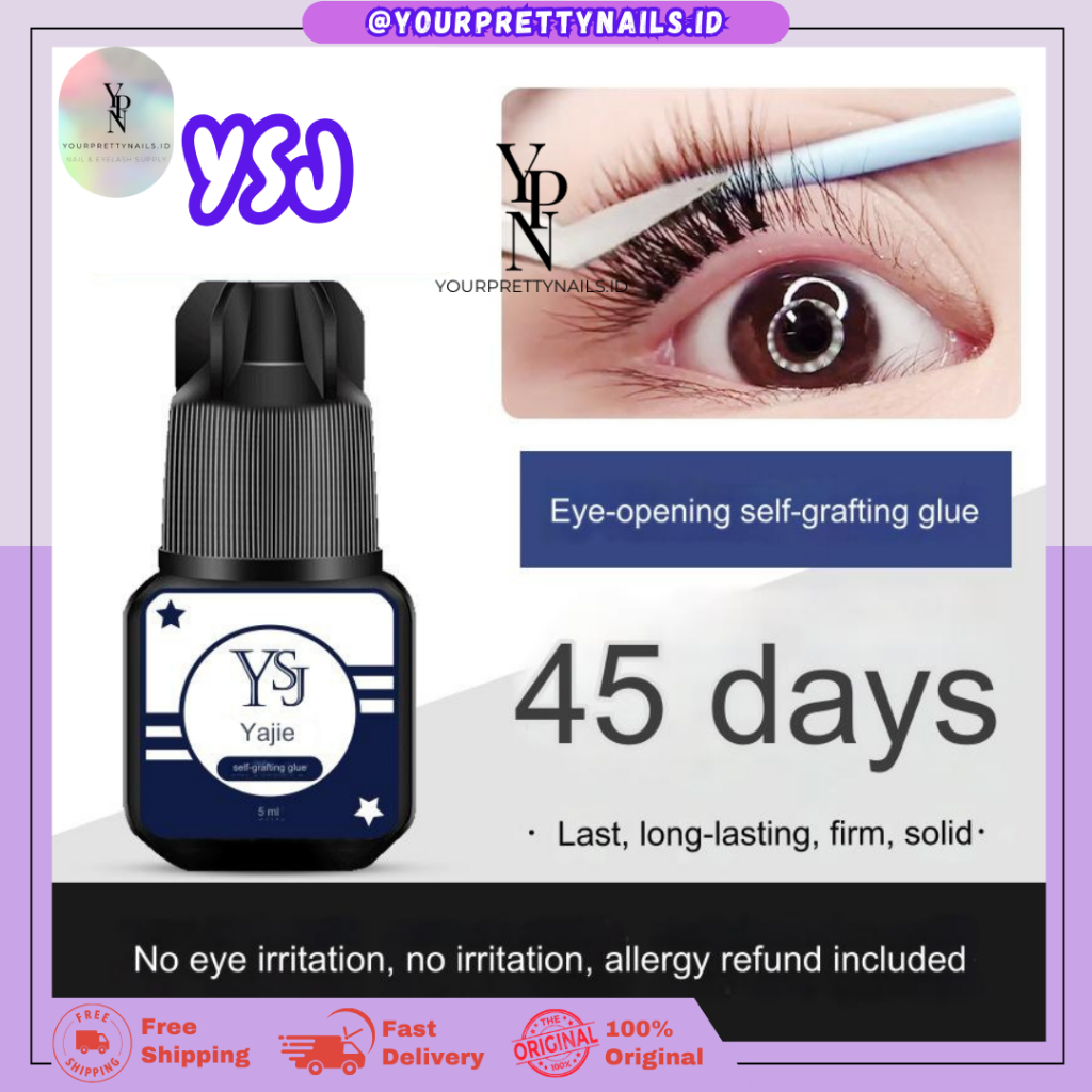 YSJ LEM BULU MATA YSJ YASIJIE Personal Eyelash Glue Lem Extention Bulu Mata 5ml / Lem YSJ eyelash ex