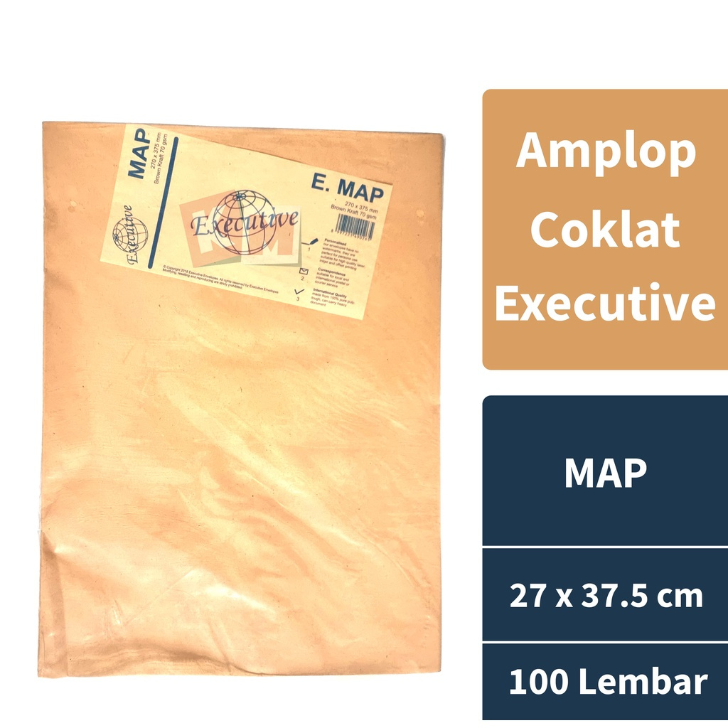 

Amplop Coklat Samson E Ukuran Map isi 20's