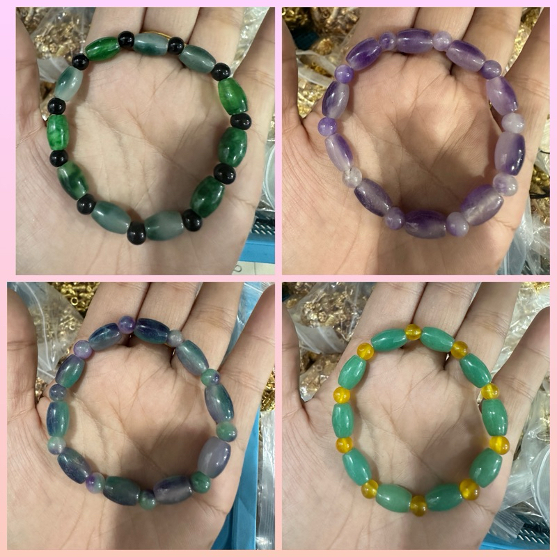 GELANG BATU GIOK OVAL PREMIUM