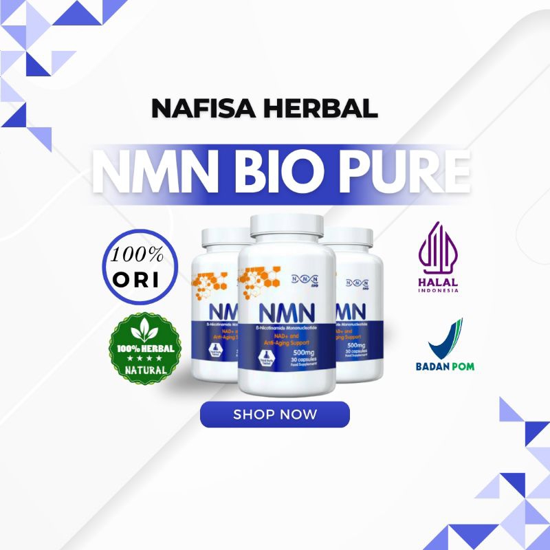 OBAT NMN BIO PURE NICOTINAMIDE MONONUCLEOTIDE ASLI HERBAL ORIGINAL