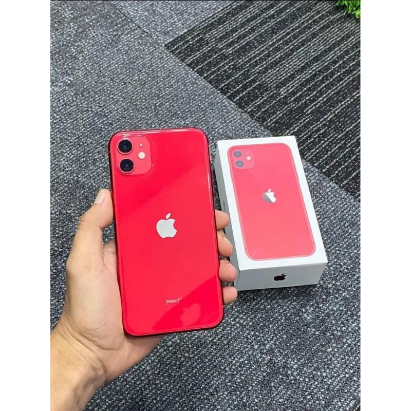 iPhone 11 128Gb Red Produk Second iBox