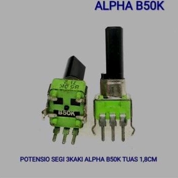 potensio segi ALPHA 3 kaki B50K