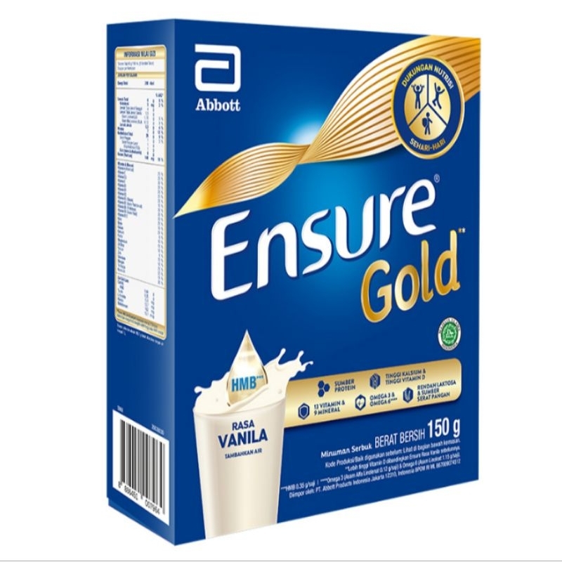 

Ensure Gold Susu Nutrisi Dewasa Vanila Box 150 gram