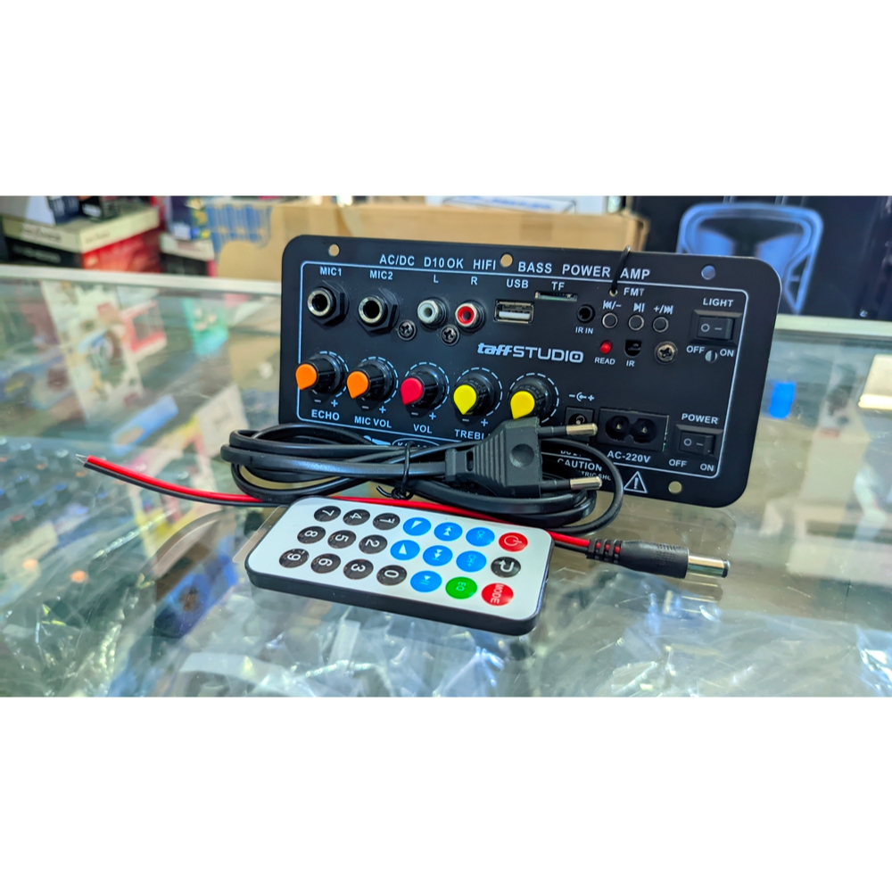 KIT POWER AMPLIFIER MOBIL TAFFWARE usb.mp3.radio fm.KARAOKE AC.DC